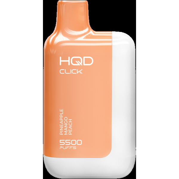POD-система Hqd Click Устройство + Картридж Ананас Манго Персик (5500 Затяжек) в Казани