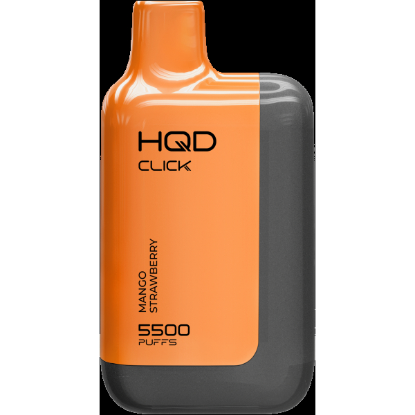 POD-система Hqd Click Устройство + Картридж Манго Клубника (5500 Затяжек) в Казани