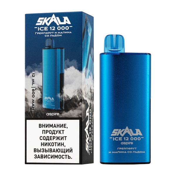 Электронка Skala Ice 12000 Грейпфрут И Малина Со Льдом в Казани