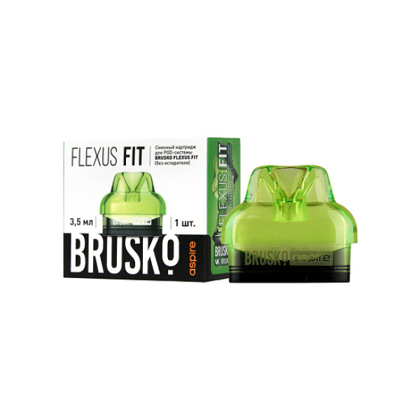 Сменный Картридж Brusko Flexus Fit (Зеленый) 3,5 Мл, Упак. 1 Шт в Казани
