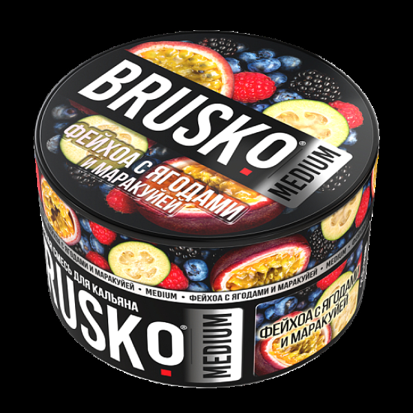 Смесь Brusko Фейхоа С Ягодами И Маракуйей (Medium)  250 гр в Казани