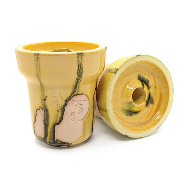 Чаша St Bowls Phunnel Glaze Желтая С Полосками в Казани
