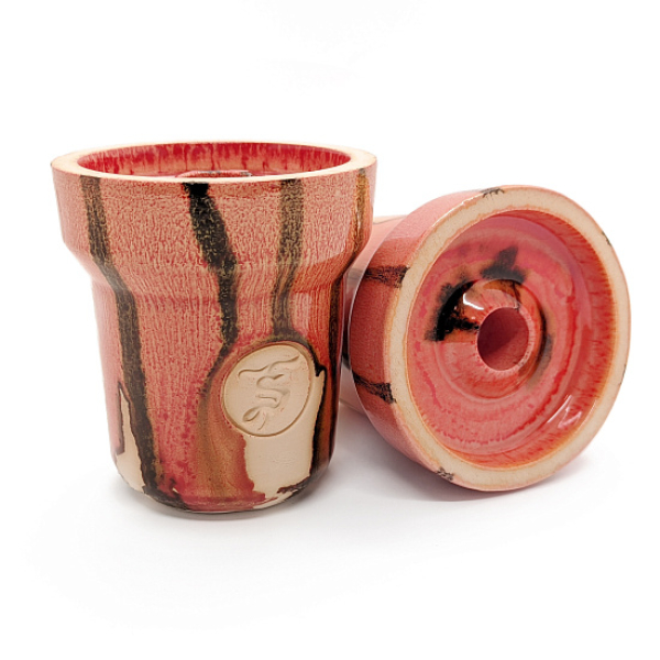 Чаша St Bowls Phunnel Glaze Красная С Полосками в Казани