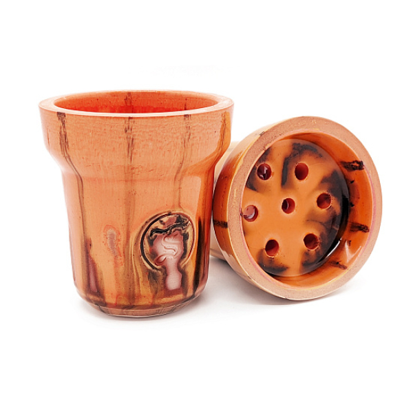 Чаша St Bowls Phunnel Glaze Оранжевая С Полосками в Казани