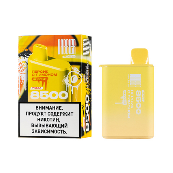 Электронка Dabbler Turbo Персик С Лимоном 8500 затяжек в Казани