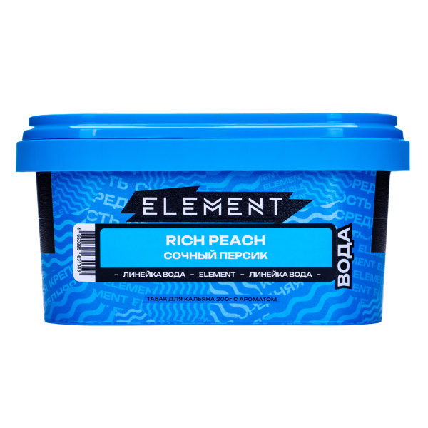 Табак Element Вода Rich Peach 200 грамм в Казани