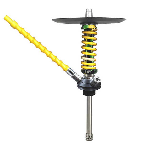 Кальян Mamay Customs Coilovers Micro Зелено Золотой Сплеш  в Казани
