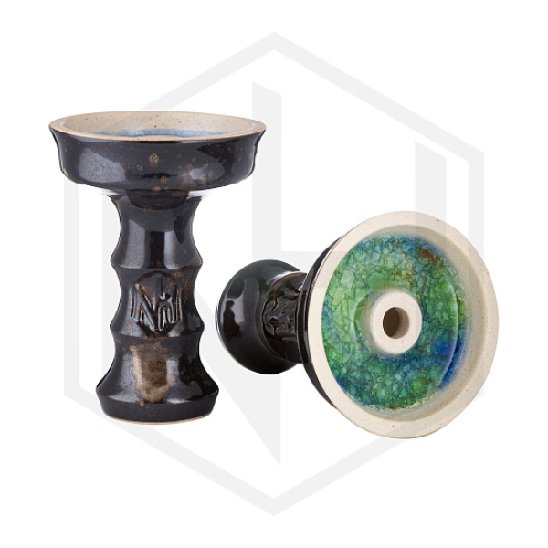 Чаша Nejn Lotus Glaze Black Черная для кальяна в Казани