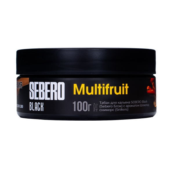 Табак Sebero Black Multifruit 100 грамм в Казани