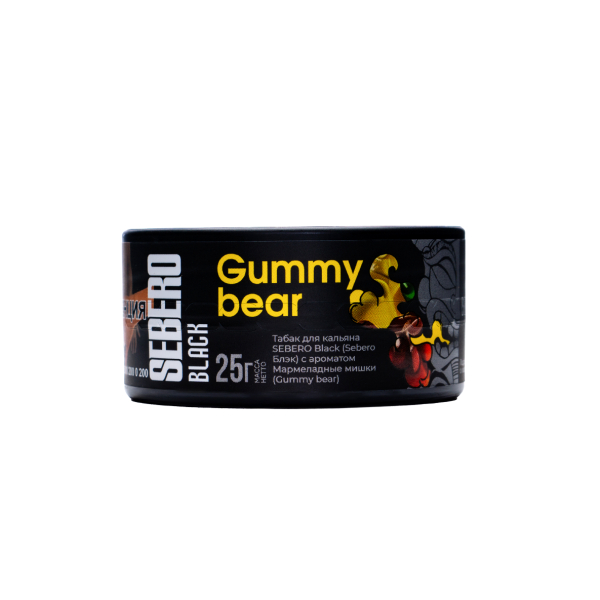Табак Sebero Black Gummy Bear 25 грамм в Казани