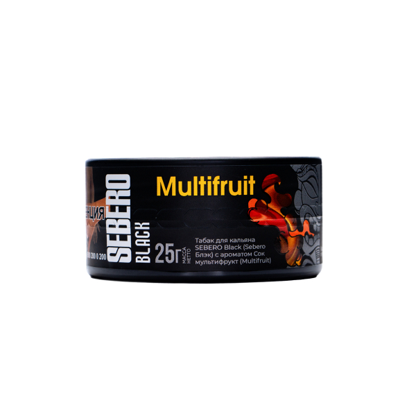 Табак Sebero Black Multifruit 25 грамм в Казани