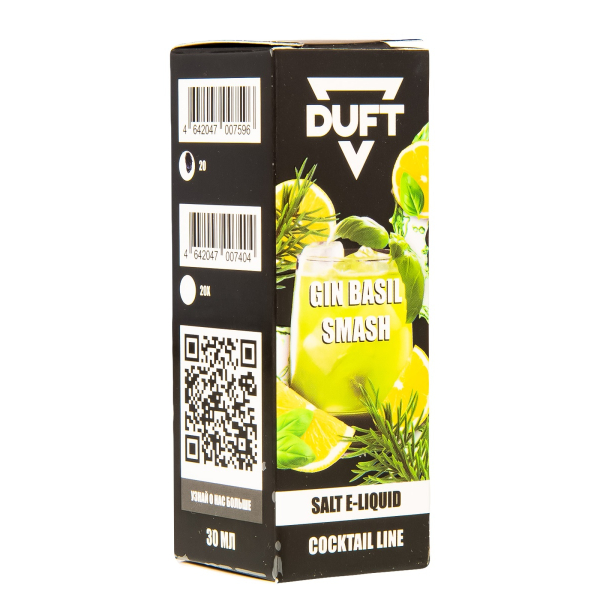 Жидкость Duft Cocktails Line Salt Gin Basil Smash 30 Мл в Казани