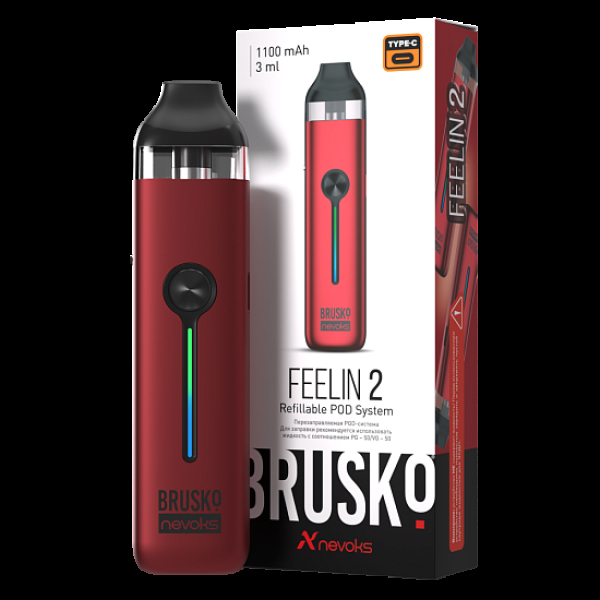 POD-система Brusko Feelin 2 Малиновый в Казани