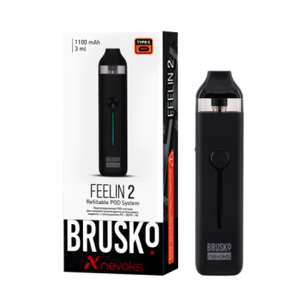 POD-система Brusko Feelin 2 Черный в Казани
