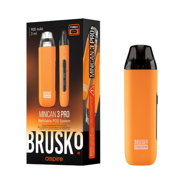 POD-система Brusko Minican 3 Pro оранжевый в Казани