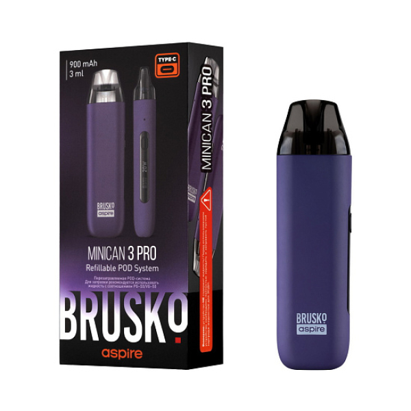 POD-система Brusko Minican 3 Pro фиолетовый в Казани