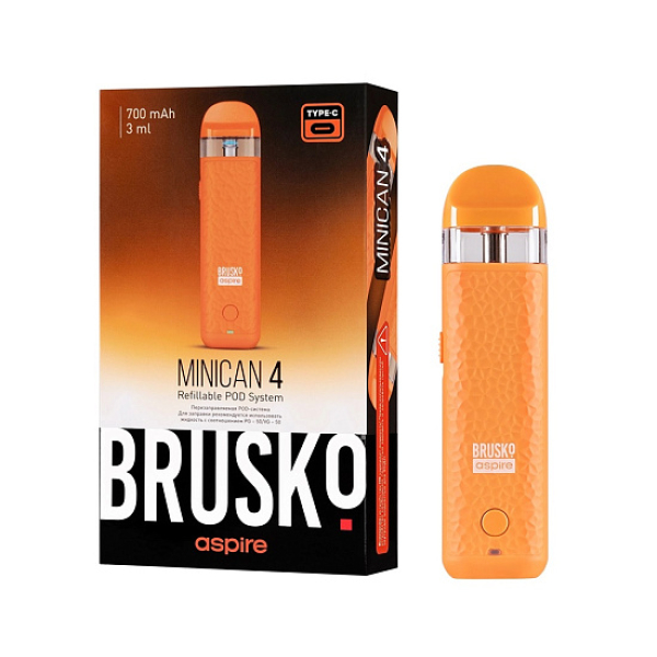 POD-система Brusko Minican 4 Оранжевый в Казани