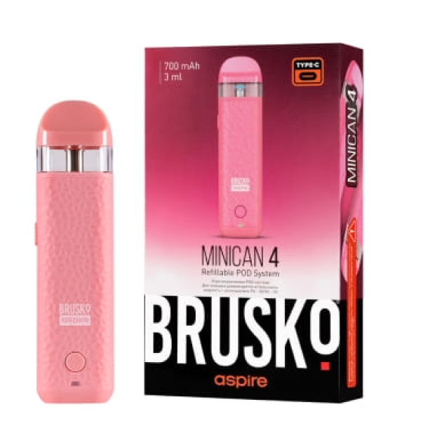 POD-система Brusko Minican 4 Розовый в Казани