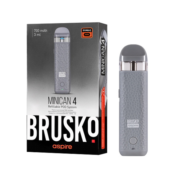POD-система Brusko Minican 4 Серый в Казани