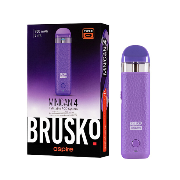 POD-система Brusko Minican 4 Фиолетовый в Казани