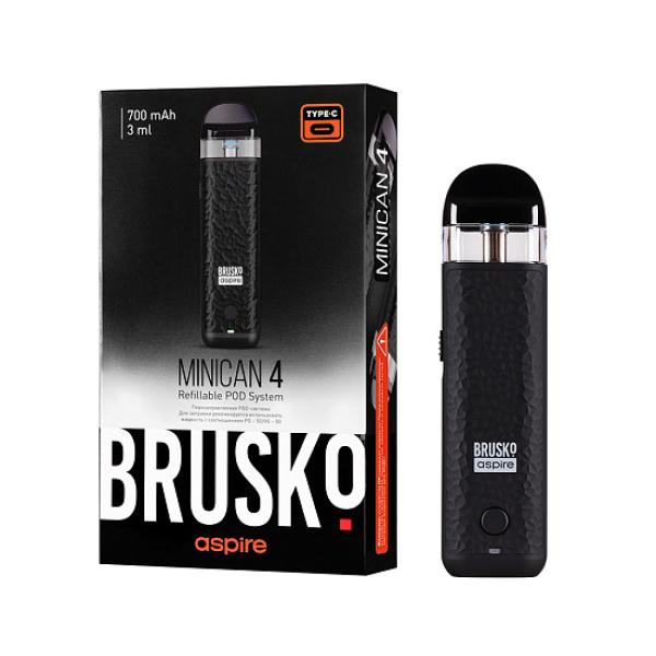 POD-система Brusko Minican 4 Черный в Казани