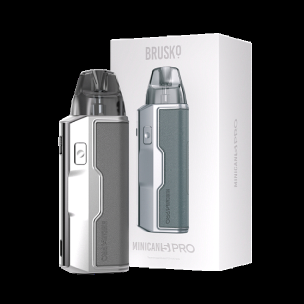 POD-система Brusko Minican 5 Pro Metallic Grey Красный,серый в Казани