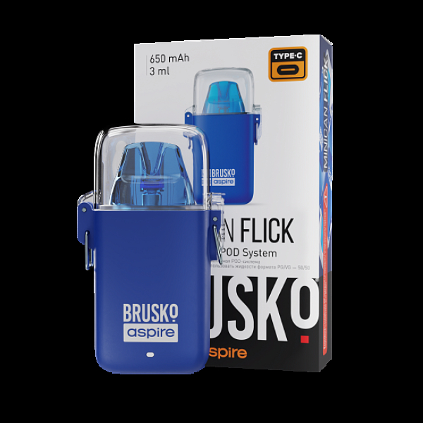 POD-система Brusko Minican Flick Синий в Казани