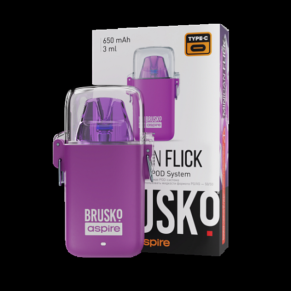 POD-система Brusko Minican Flick Фиолетовый в Казани