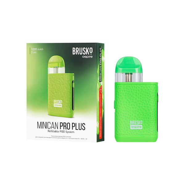 POD-система Brusko Minican Pro Plus Зеленый в Казани