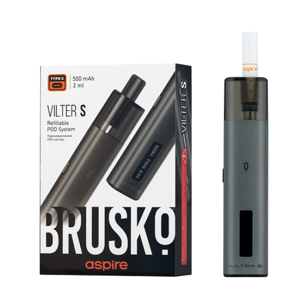 POD-система Brusko Vilter S Серый в Казани
