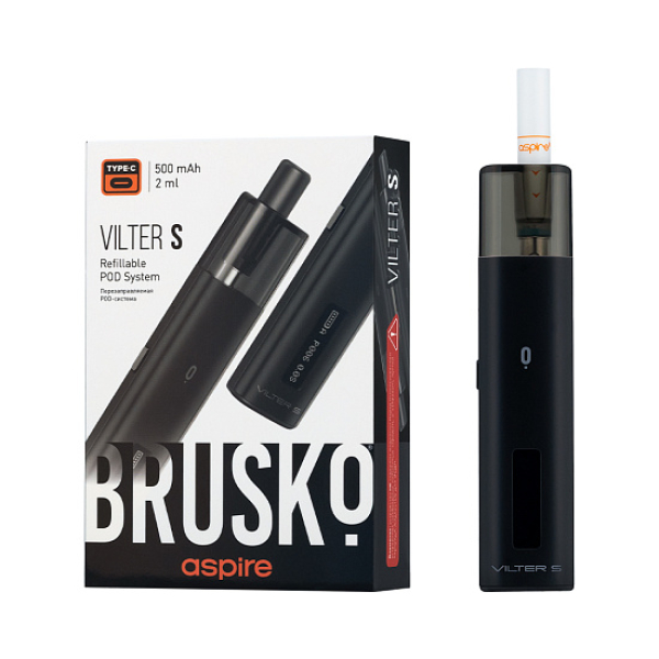 POD-система Brusko Vilter S Черный в Казани
