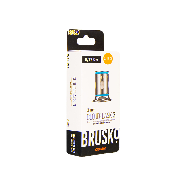 Испаритель Brusko Cloudflask 3 0.17 Ом 3 шт в Казани