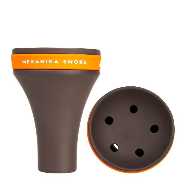 Чаша Mexanika Smoke Fancy Чёрная   С Оранжевым в Казани