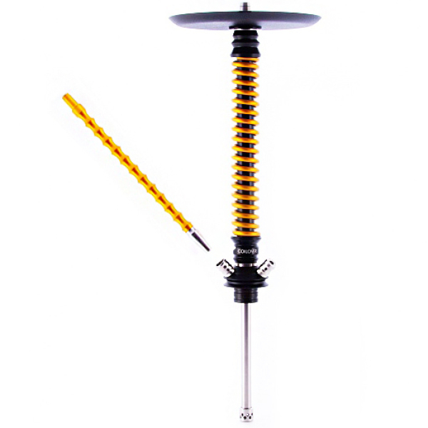 Кальян Mamay Customs V3  Coilovers Черный Gold Anod в Казани