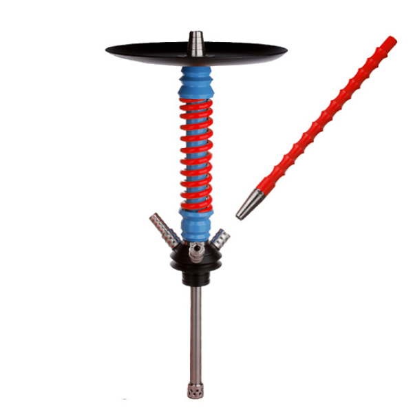 Кальян Mamay Customs V3  Coilovers Mini Голубой Красный в Казани