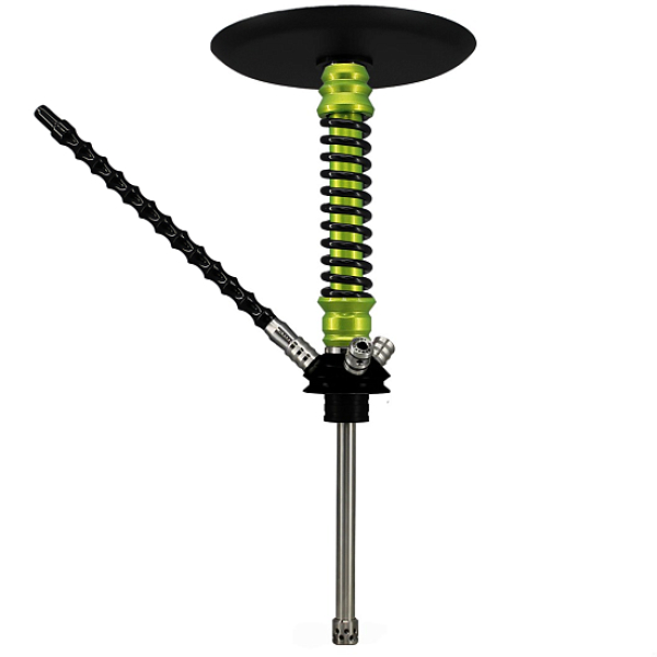 Кальян Mamay Customs V3  Coilovers Mini Салатовый Лак Черный в Казани