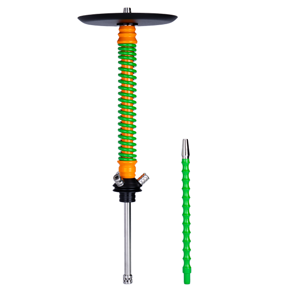 Кальян Mamay Customs Coilovers Оранжево Салатовый в Казани