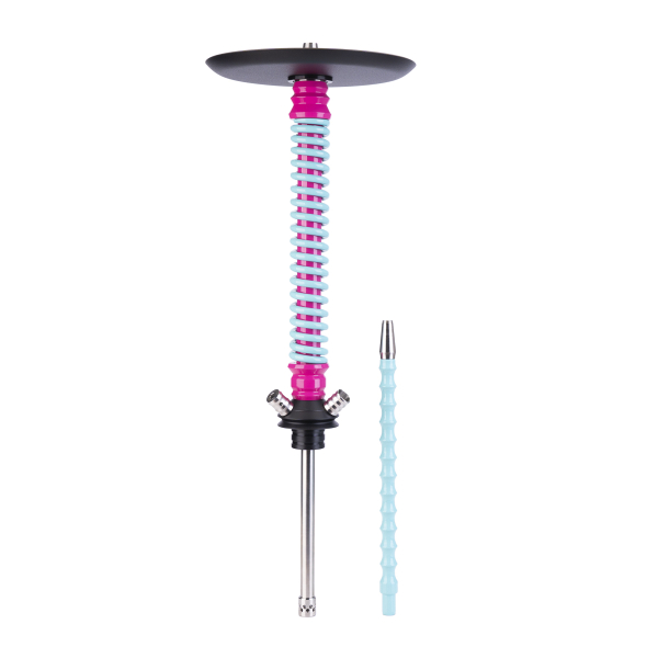 Кальян Mamay Customs Coilovers Фуксия Мята   Грав. Черепа в Казани