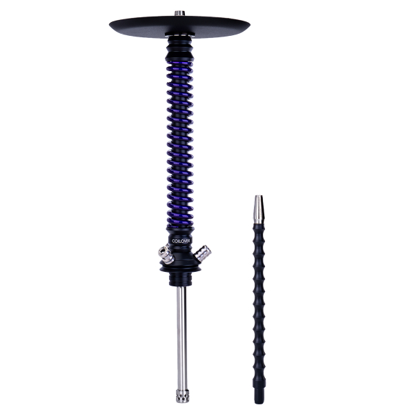Кальян Mamay Customs Coilovers Чёрно Фиолетовый Лак в Казани