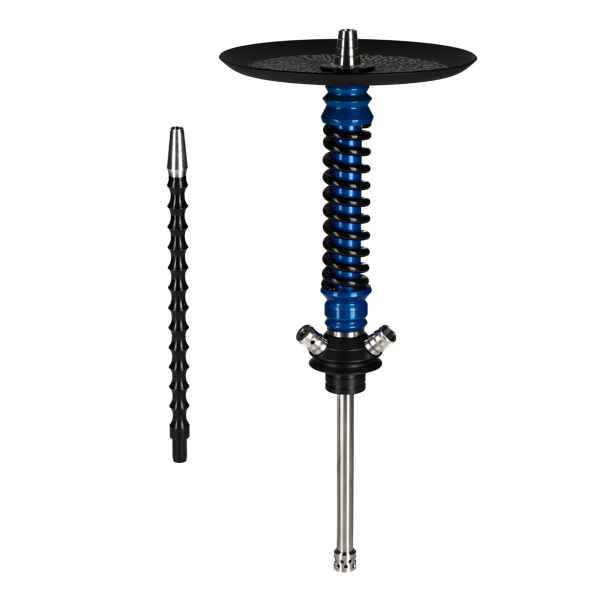 Кальян Mamay Customs Coilovers Mini Голубой Лак Черный Грав. Калиграфия в Казани