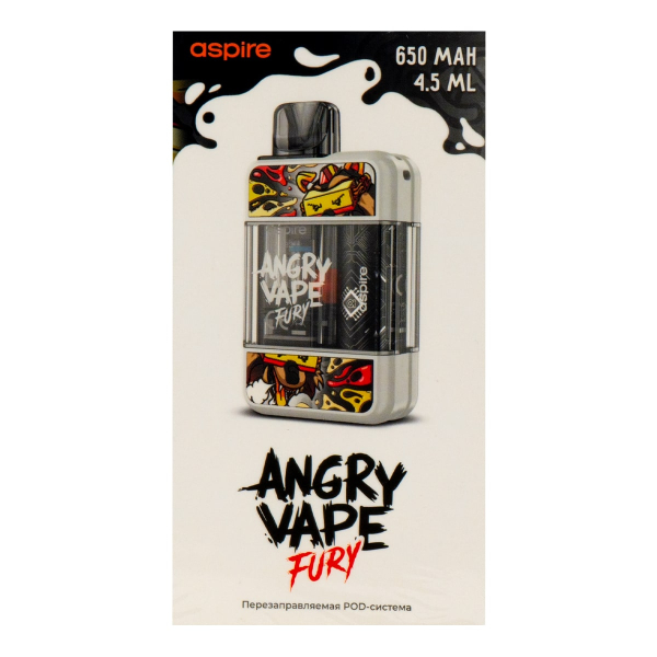 POD-система Brusko Angry Vape Fury 650 Mah Белый в Казани