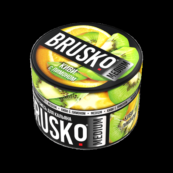 Бестабачная смесь Brusko Киви С Лимоном Medium 50 грамм в Казани