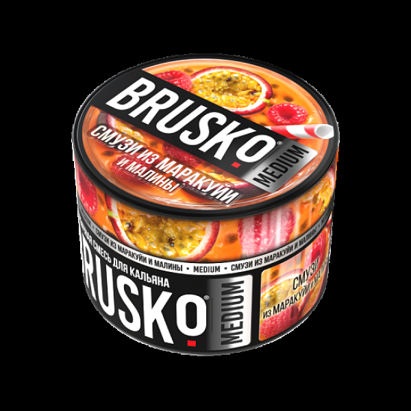 Бестабачная смесь Brusko Смузи Из Маракуйи И Малины Medium 50 грамм в Казани