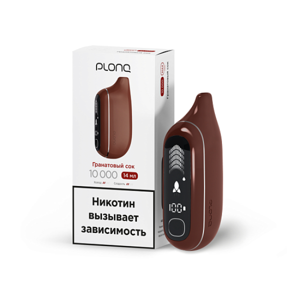 Электронка Plonq Max Pro   Гранатовый Сок 10000 затяжек в Казани