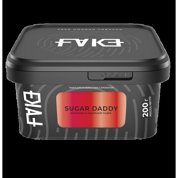 Табак Fake Sugar Daddy Клубника В Сахарной Пудре 200 грамм в Казани
