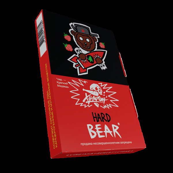 Табак Хулиган Hard Bear Клубника С Елкой 25 грамм в Казани