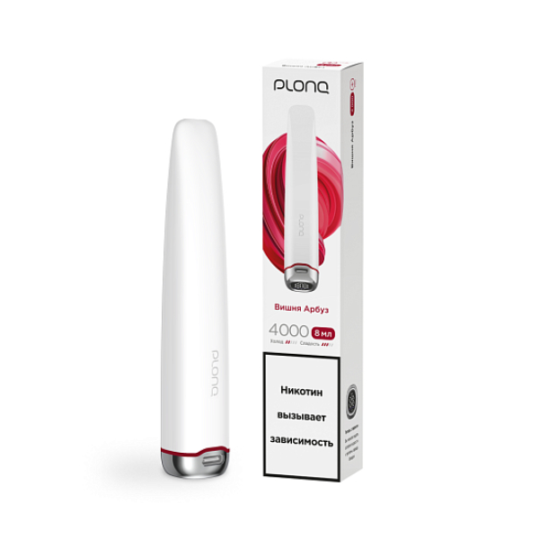 Электронка Plonq Plus Pro Вишня Арбуз 4000 затяжек в Казани