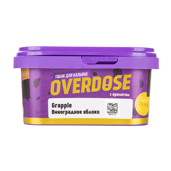 Табак Overdose Grapple 200 грамм в Казани