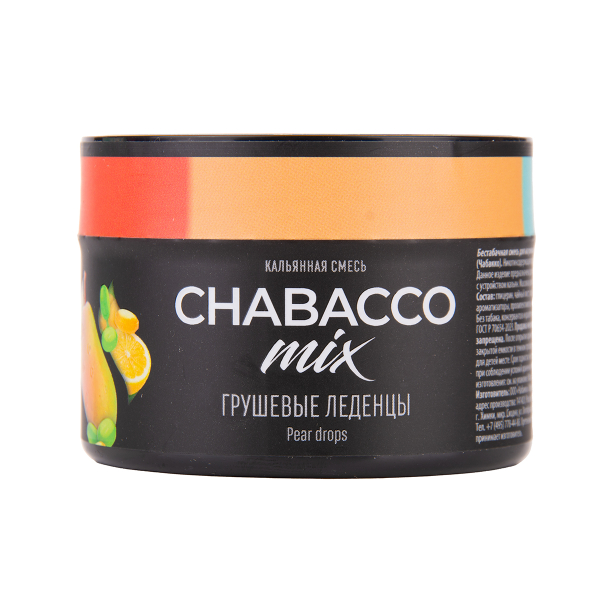 Бестабачная смесь Chabacco Mix Medium Pear Drops 40 грамм в Казани