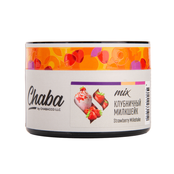 Бестабачная смесь Chaba Mix Strawberry Milkshake Nicotine Free 50 грамм в Казани